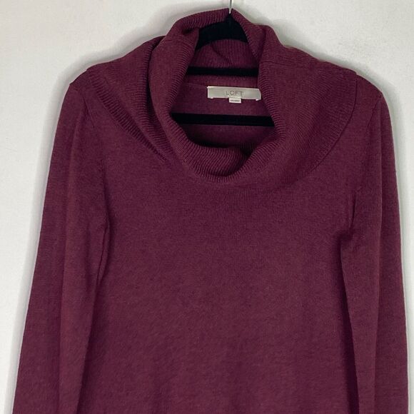 LOFT Cowl Neck Tunic Sweater Women's Size XS - Picture 4 of 8